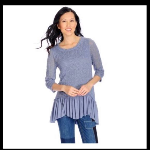 Indigo Thread Company Purple Blouse Size 2X - Picture 1 of 7